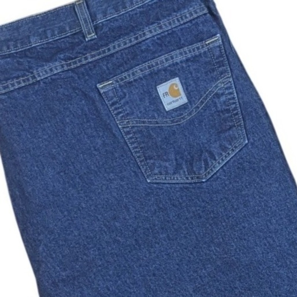 Carhartt FR Flame Resistant 2112‎ Cat 2 Relaxed Fit Denim Jeans 50x32 Mens Work